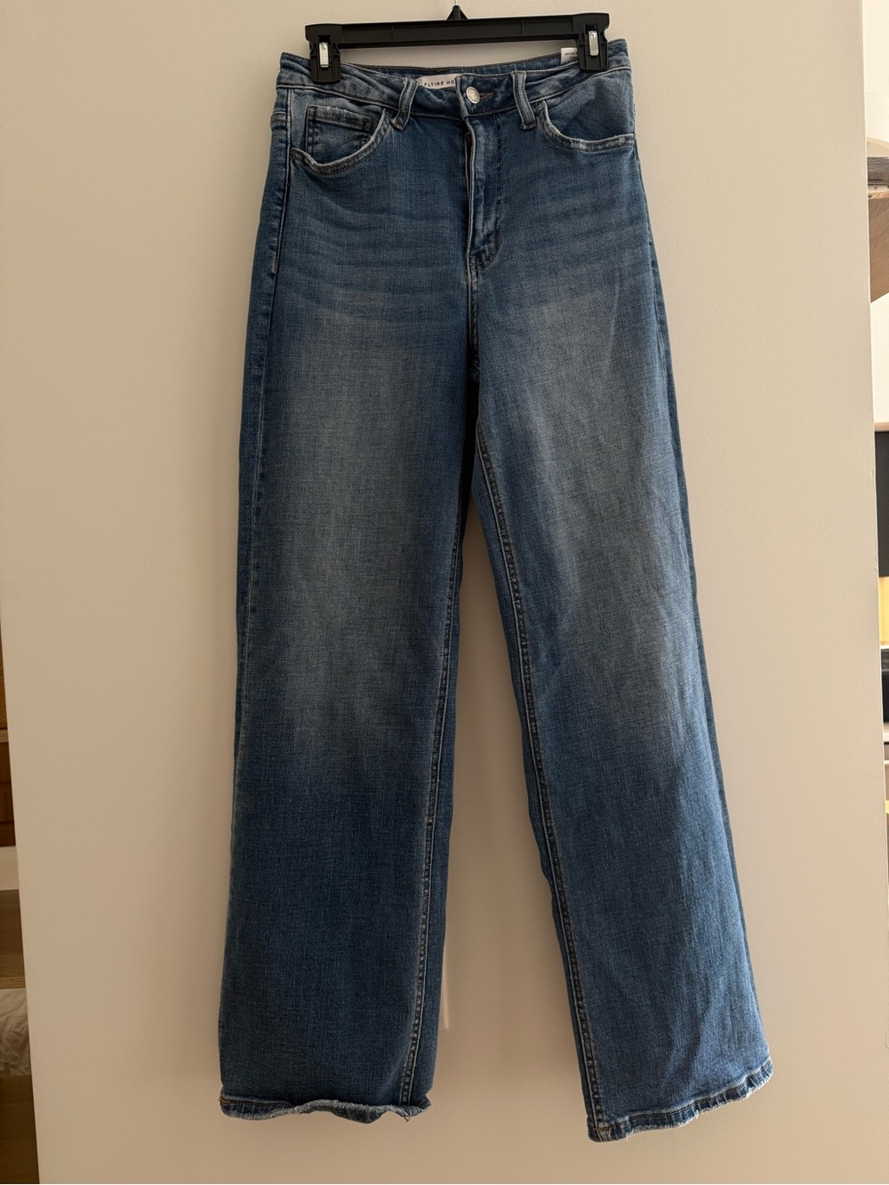 Flying Monkey Medium Blue Wide-Leg Jeans